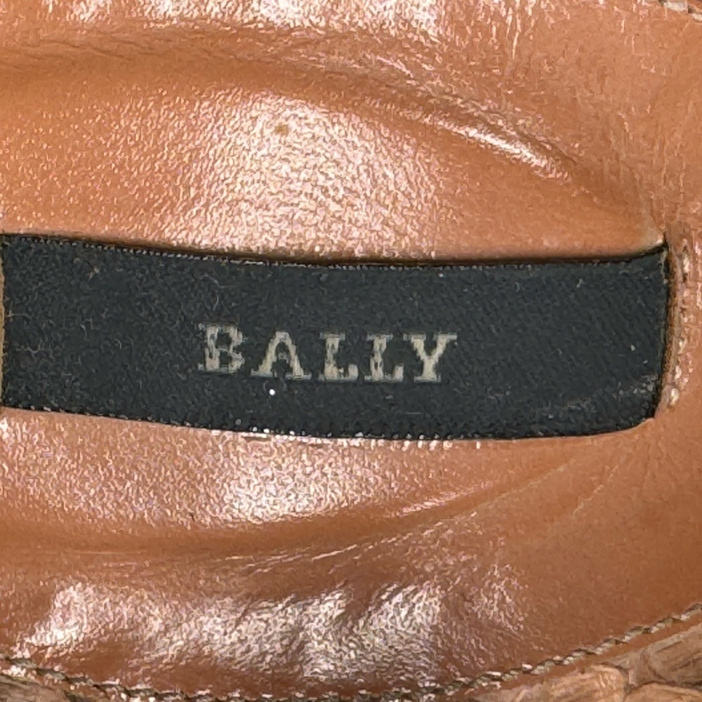 Bally Women's Snakeskin Platform Heels Sz 7.5 - Picture 4 of 5